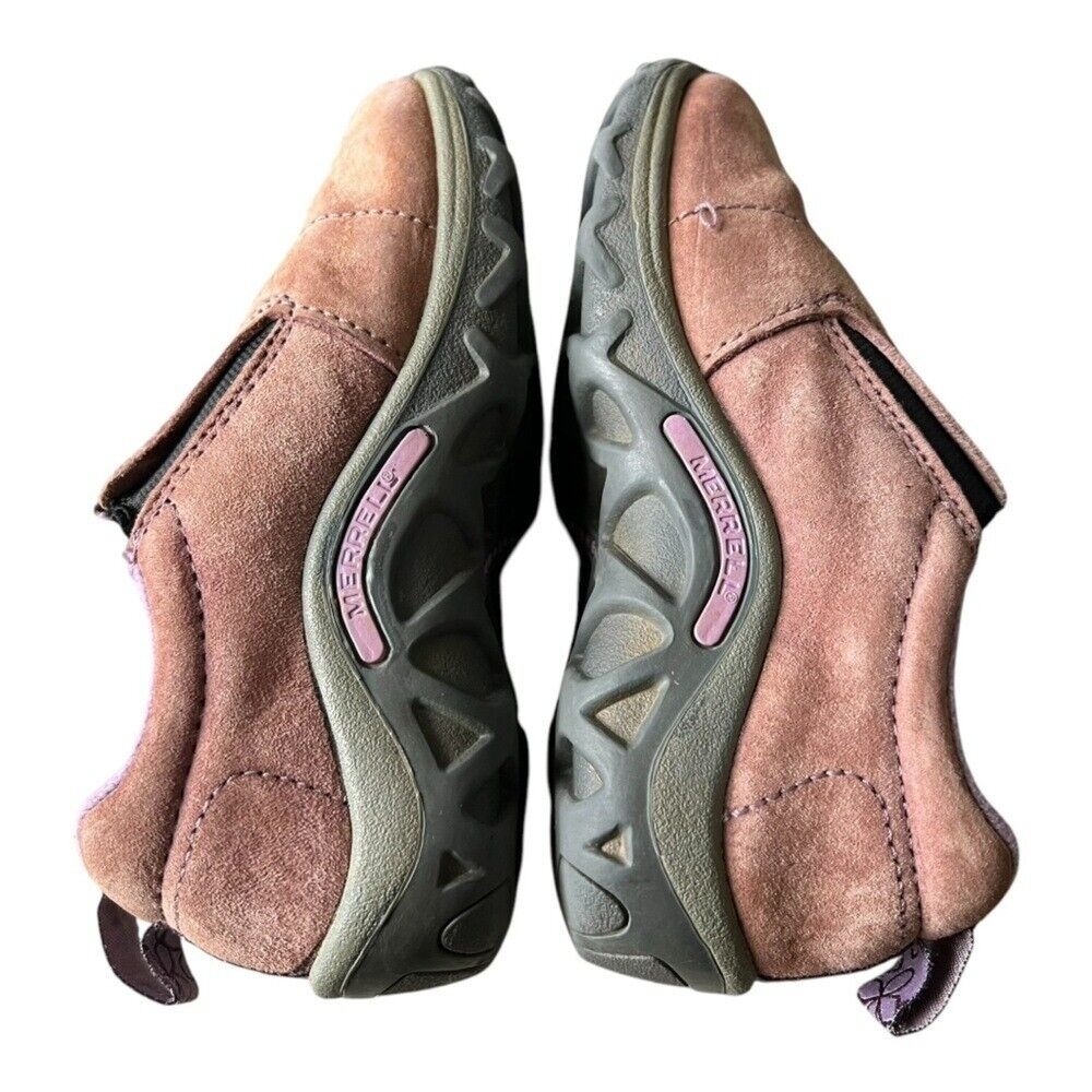 Merrell Kids Huckleberry Moc Suede Slip-On Shoes Girls size 10.5 Hiking Pink - Picture 9 of 10